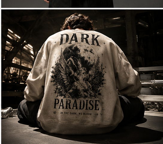 Vintage Gothic Graphic Sweatshirt for Men & Women
