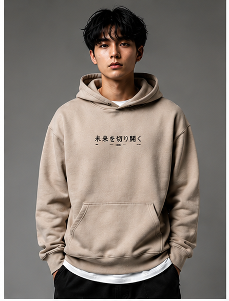 Cyber Samurai Hoodie – Japanese Streetwear Oversized Hoodie