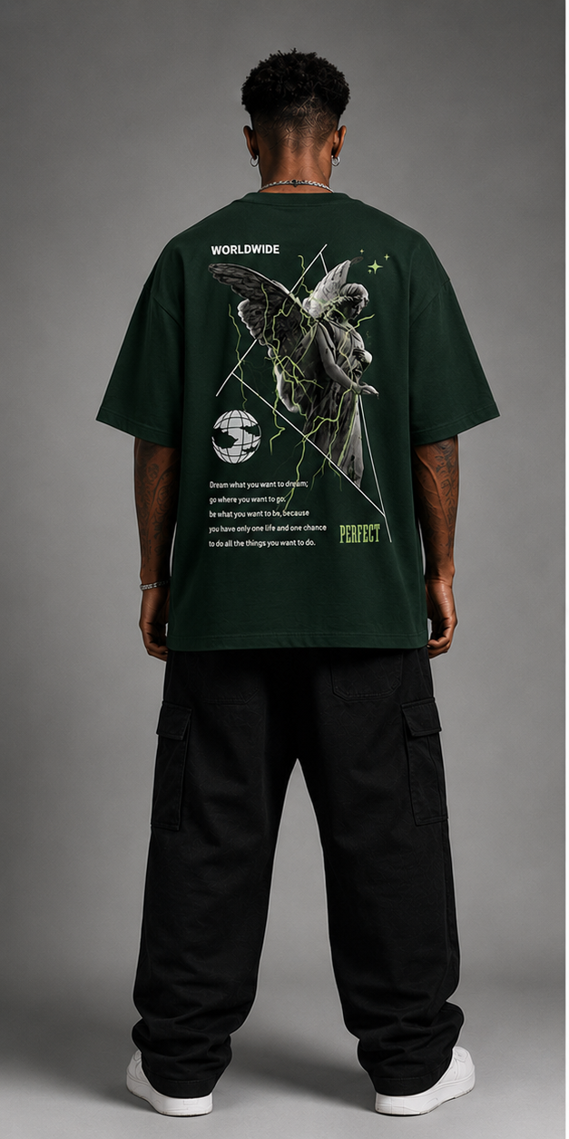 Urban Bandana Oversized Black T-Shirt – Premium Streetwear Edition