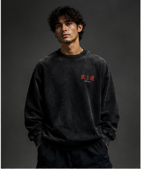 No Limits No Fear Oversized Crewneck Sweatshirt