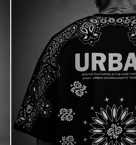 Urban Bandana Oversized Black T-Shirt – Premium Streetwear Edition