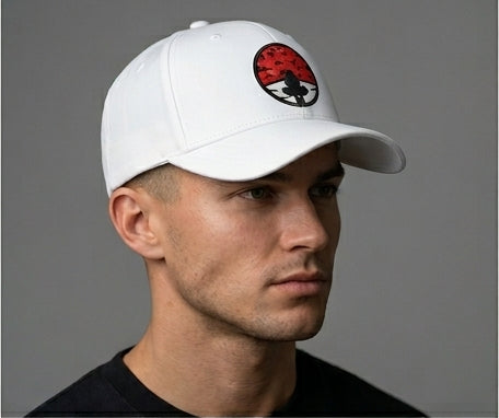 Anime Embroidered Black Baseball Cap – Premium Adjustable Snapback Hat