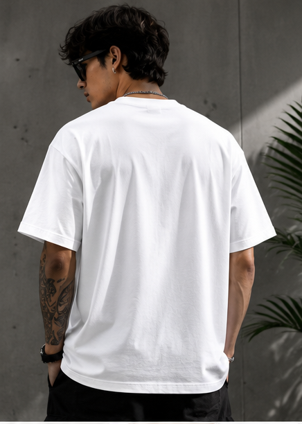 Streetwear Anime Print Black T-Shirt