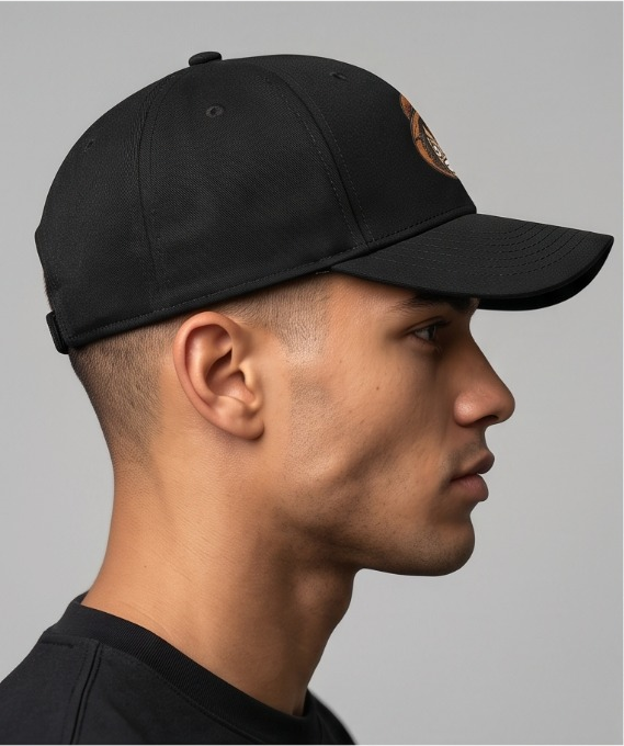 Anime Embroidered Black Baseball Cap – Premium Adjustable Snapback Hat