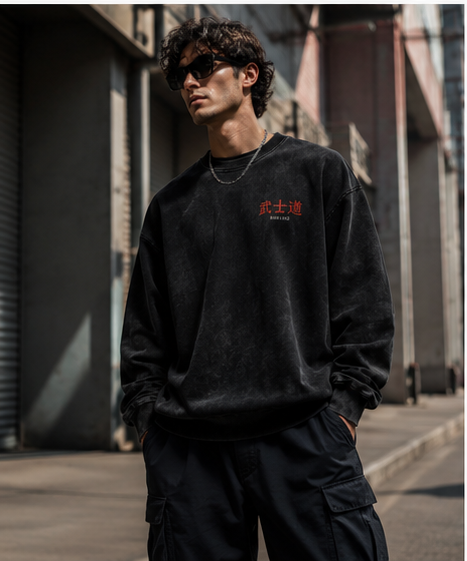 No Limits No Fear Oversized Crewneck Sweatshirt