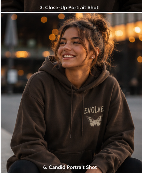 EVOLVE Butterfly Oversized Hoodie – Premium Heavyweight Streetwear Hoodie