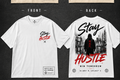Freedom Samurai Japanese Streetwear Oversized T-Shirt | Front & Back Graphic Tee