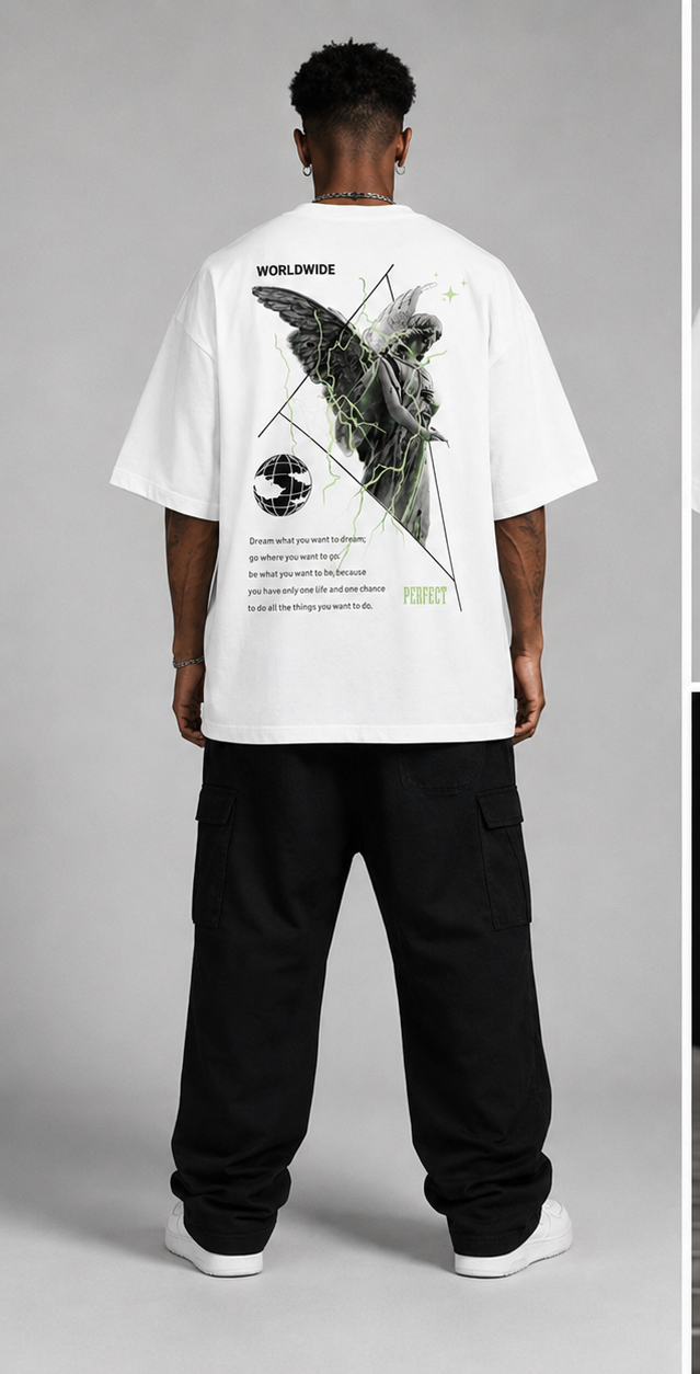 Urban Bandana Oversized Black T-Shirt – Premium Streetwear Edition